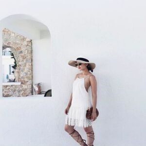 Ministry of Style Dress BLACK Lace Boho Beach Festival "Uptown Funk MIni" Size 8